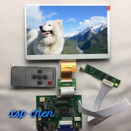 7 inch 1024*600 IPS Screen Display LCD TFT Monitor EJ070NA-01J with Driver Control Board 2AV HDMI VGA for Raspberry Pi