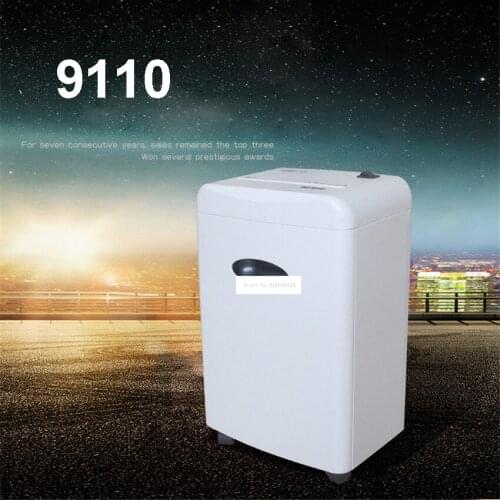 9110 Electric Mini Shredder File Shredder Strip Office Home 16L High Power Electric Shredding 220V/90W paper shredder 3m/min