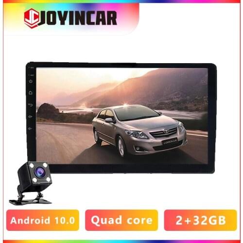 JOYINCAR Android 10.0 Car Radio 2+32GB Autoradio Stereo Auto 2 Din Multimidia Video Player Automotivo Gps Navigation Universal