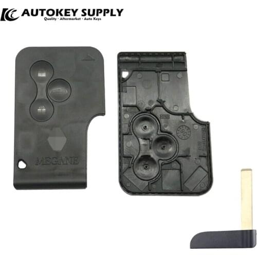 ForRenault 3 Buttons Smart Card Shell Without Emergency Key AKRNS201