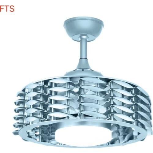 Leafless Fan Chandelier Living Room Lamp Ceiling Lamp Frequency Conversion Smart Home Lamp Lighting