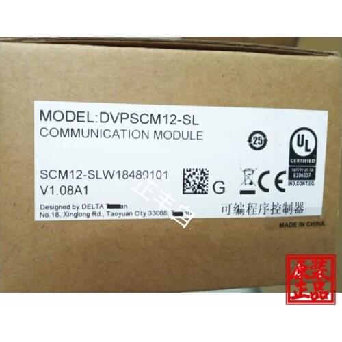 New Original PLC DVPSCM12-SL RS-485 RS-422 Serial Communication Module