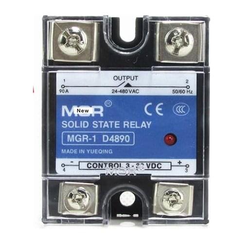 Mager Genuine new original single-phase solid-state relay 220V SSR MGR-1 D4890 DC control AC DC-AC 90A