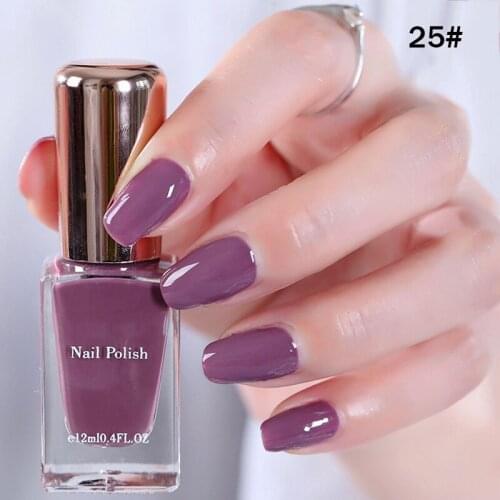 Peel Off Nail Polish Pray Nail Polish Waterborne for Women 12ml Easy to Apply Nail Polish Solid Protection Nail Art Decor
