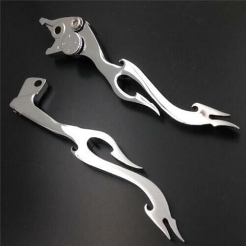 Pair Chrome Brake Clutch levers For Suzuki Katana 600 1992-1993 750 1988-1995 GSX-R 600 750F 1989-2007 SV650 1999-2008