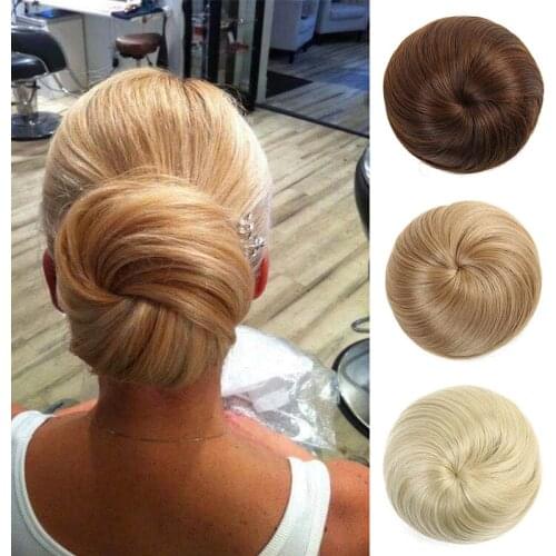 DIANQI synthetic hair extensions donut bun roll wig wigs are available in a variety of colors for women