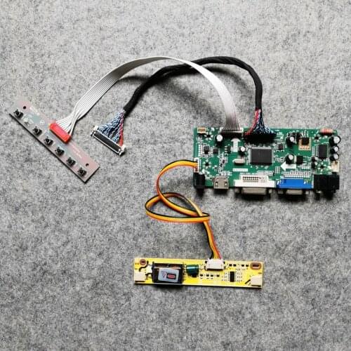 LCD display controller board VGA DVI Kit LVDS 30 Pin 1920*1080 M.NT68676 2-CCFL For M216H1/M215H1/MT215DW01/HM215WU1 screen