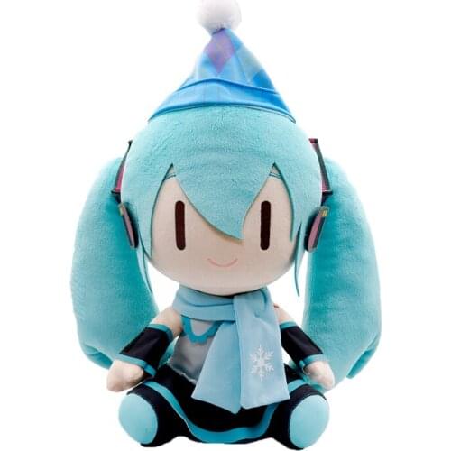 Pre-Sale Vocaloid Hatsune Winter Anime Figure Cartoon Anime Plush Soft Pillow Stuffed Toy Plush Doll Anime Periphery Toys Gifts