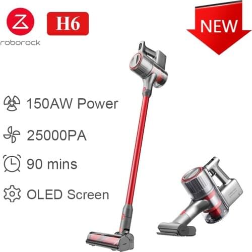 Roborock H6 Handheld Vacuum Cleaner Home Wireless Sweeping 25000Pa Strong cyclone Suction Multi functional Brush Dust Catcher