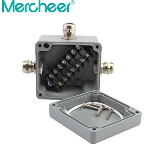 With terminals M16 PG9 glands 3 holes 80*76*57 waterproof box cast Aluminium Junction box Outdoor Meter Box Control Switch Box