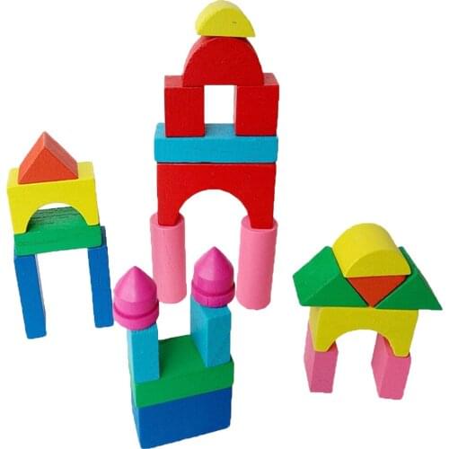SAGACE Sorting, Nesting & Stacking toys baby toys Children play Education 26 Mini Castle Blocks Blocks19Apl3