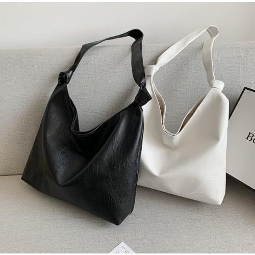 Underarm bag female handbags 2021 summer new fashion retro simple large capacity tote bag womens one-shoulder bucket bag