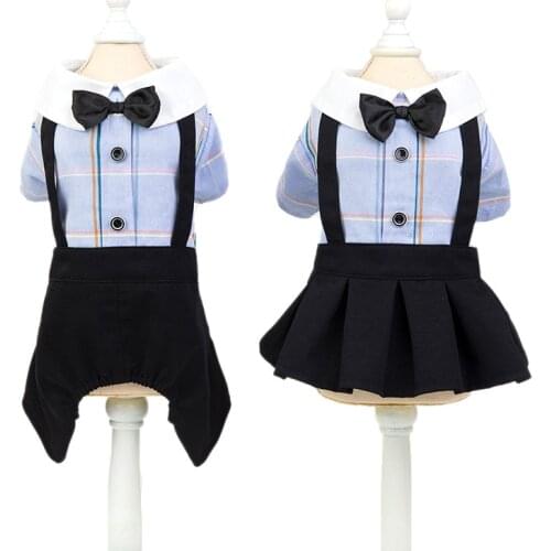 Wedding Dress 2020 Dog Dresses for Small Dogs Luxury Pet Couple Clothes Student Suit Teddy Bichon Chihuahua Vestidos Perritas