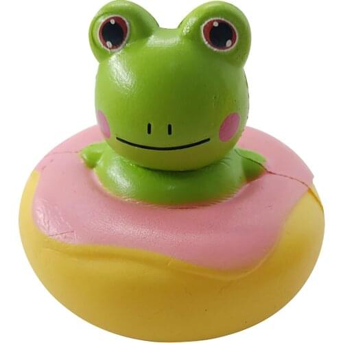 Kawaii Cute frog Squeeze Toys Squishy Jumbo Slow Rising Cream Scented Stress Reliever Antistress Toys For Kid Baby Decompression