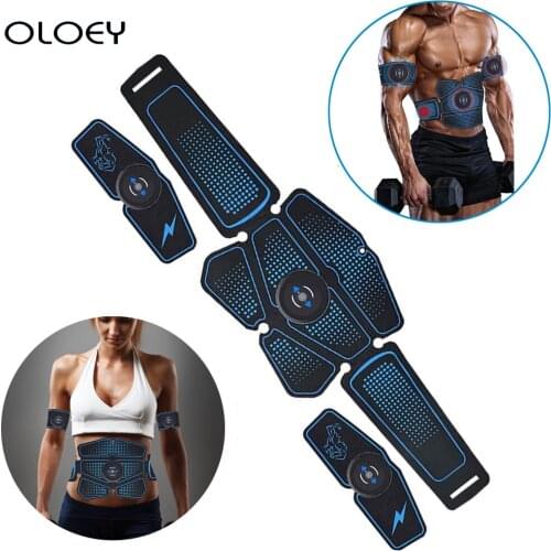 Abdominal Muscle Hip Trainer Stimulator ABS Electrostimulation Fitness Massager Abdomen Weight Loss Slimming Home Gym Equipment