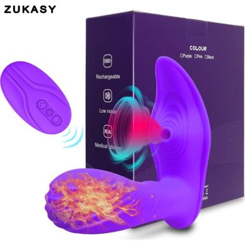 Sucking Heating Dildo Vibrator Sex Toys for Women Couples Adult G Spot Clit Suker Clitoris Stimulator Remote Control Sex Product