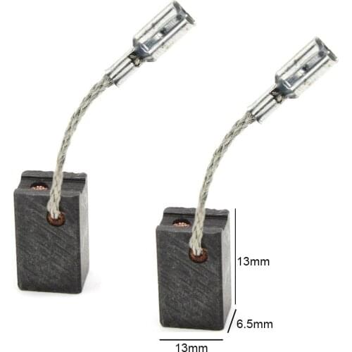 2pcs Carbon Brushes 6.5x8x13mm Power Tool Accessories For GWS7 GWS 7-100 GWS 7-115 GWS 7-125 GOP250CE GWS720 For Bosch