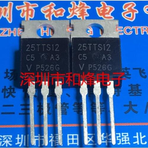 5 Pieces) 25TTS12 TO-220 1200V 25A / FTP11N08A 100A 75V / IRF1404 40V 162A / IXFP10N60P 600V 10A TO-220