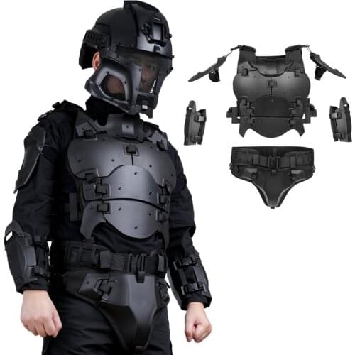 Tactical Military Armor Suit Set Outdoor Multi Detachable Vests for Hunting Airsoft Shooting CS Wargame Protective Equipment