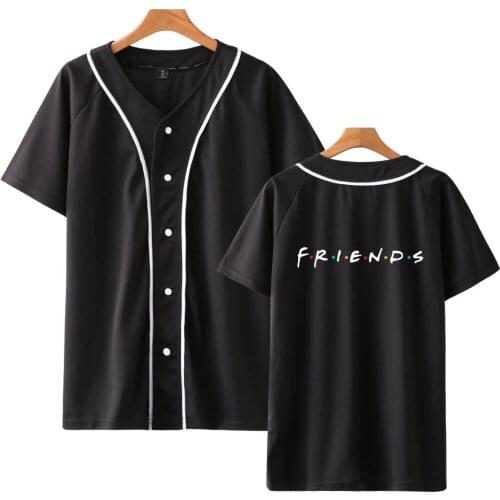 FRIENDS Printed baseball t shirt women/men TV Show I'll Be There for You tshirt t-shirt Fashion funny t shirts Tee Brand clothes