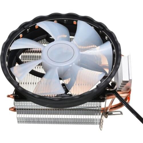 Desktop Silent Heat Sink 12V DC CPU Cooler RGB LED Heatsink Cooling Fan For Intel LGA 1150/1151 90x90x25MM W/ Mounting Bracket