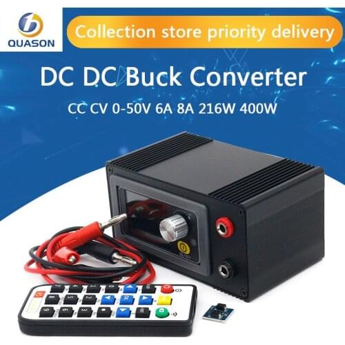 High-end DC DC Buck Converter CC CV 0-50V 6A 8A 216W 400W Power Module Adjustable Regulated laboratory power supply WIFI APP
