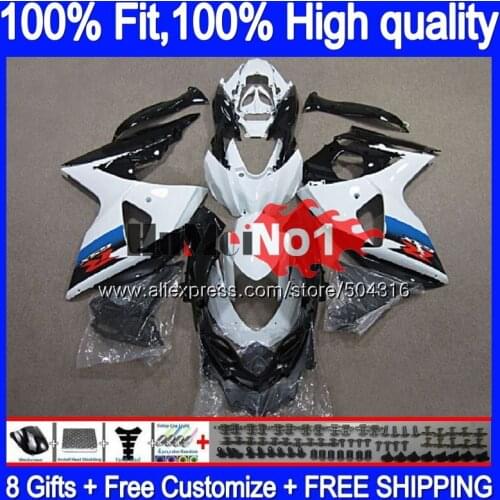 Injection For SUZUKI GSX-R1000 GSXR 1000 K9 23MC.47 White Black GSXR1000 2009 2010 2011 2012 2013 09 10 11 12 13 16 OEM Fairing