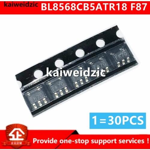 Kaiweikdic New imported original BL8568CB5ATR18 Screen printing F87 F8** LDO low voltage differential linear regulator