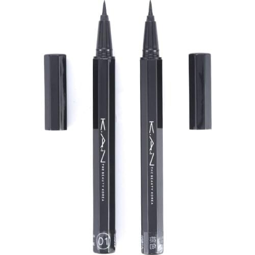 KAN Waterproof Black Liquid Eyeliner Big Eyes Makeup Long-lasting Eye Liner Pen Make up Smooth Fast Dry Cat Eye Cosmetic