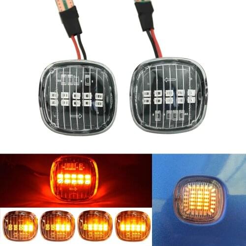 Sequential Flashing Lamp For Skoda Fabia Octavia Mk1 2 LED Dynamic Turn Signal Side Marker Light For Audi A3 A4 Seat Ibiza Leon