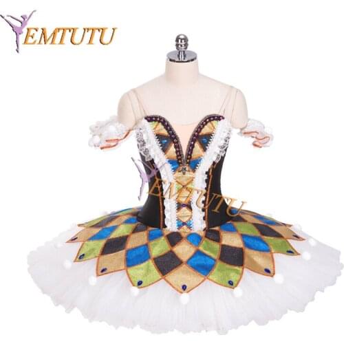 Harlequinade Professional Ballet Tutu Adult Child Profession Ballet Stage Costume Women Competition Performance Ballet Tutus