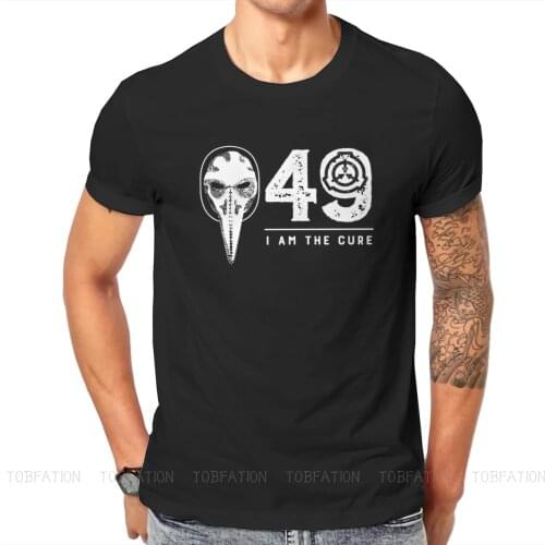SCP Foundation Fictional Organization Fabric TShirt 049 Plague Doctor The Cure Classic T Shirt Oversized Men Clothes Ofertas