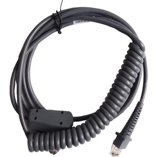 HON-MARK GD4130 3m PS2 Keyboard Wedge Coiled Cable For Datalogic D100 D130 GD4130 GD4400 2130 Barcode Scanner Reader