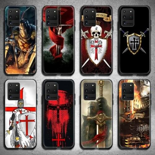 Templar Knight Phone Case for Samsung S20 plus Ultra S6 S7 edge S8 S9 plus S10 5G lite 2020
