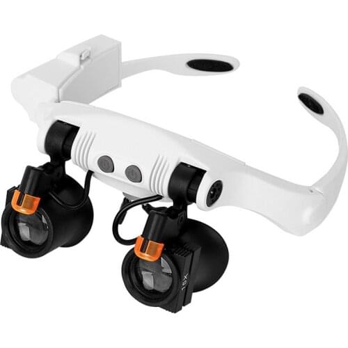 Magnifying glass 32225-21SX LED lights Magnifier Glasses Acrylic Loupe Microscope Watch Repair magnifiers 3x 4x 5x 6x 7x 10x 15x