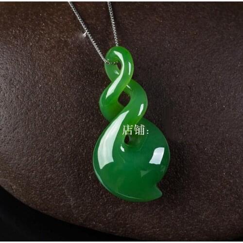 Fine jewelry little Pendant Carved Pendants Women Amulet Nephrite Jades Jewelry