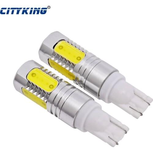 10pcs/lot High quality Car led T10 7.5w w5w led 194 168 192 7.5W super bright Auto led car t10 wedge led auto lamp car-styling