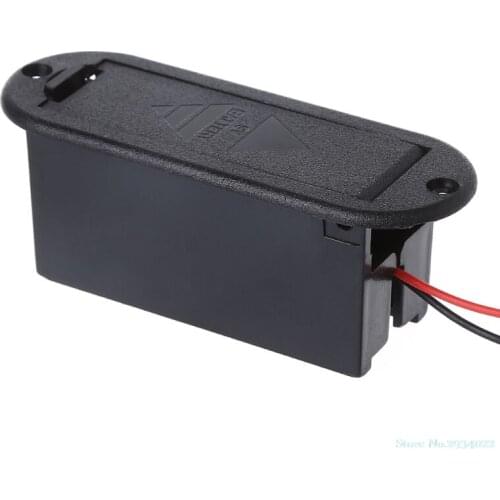 New Two Band Active Bass Guitar EQ Equalizer Preamp Circuit Pickup Black Drop Ship