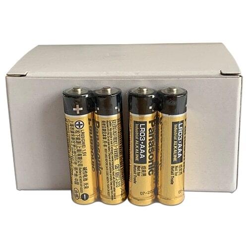 4pcs/lot Panasonic LR03 AAA 1.5V Industrial Alkaline Battery Toys Primary Dry Batteries For Remote Control Mouse Air Conditioner