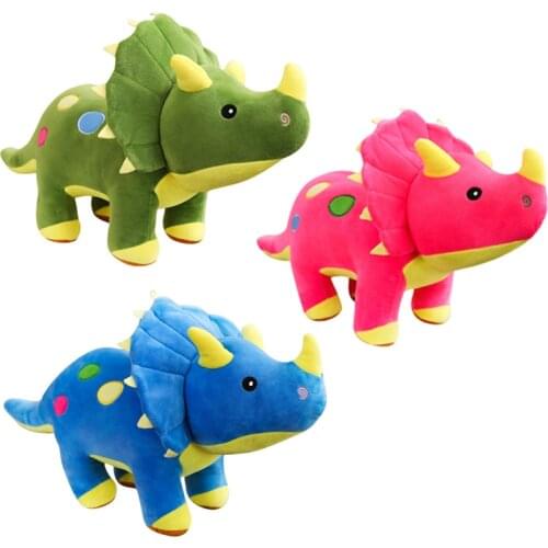40-100cm Ultra Soft Lovely Dinosaur Plush Doll Huggable Pink/Green/Blue Stuffed Dino Toy Huggable Animals Plush Toy gift kids