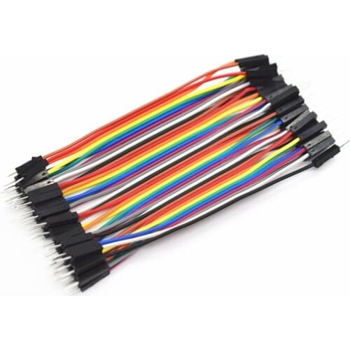 40pcs=1lot 10cm 2.54mm 1pin Male to Male jumper wire Dupont cable
