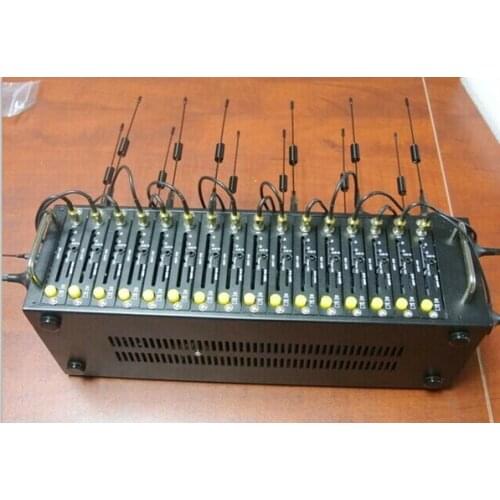 4g lte modem 16 port gsm modem pool, bulk sms sending device, 4g multi sim modem support AT command SIM7100A/E