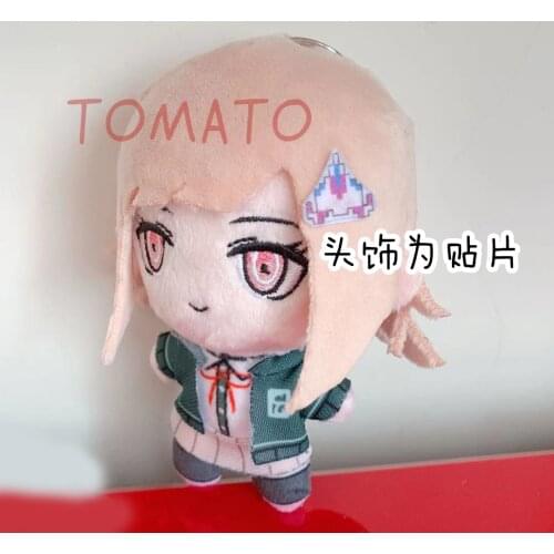 Danganronpa Dangan Ronpa Nanami ChiaKi Plush Doll Keychain Pendant Toy 13cm