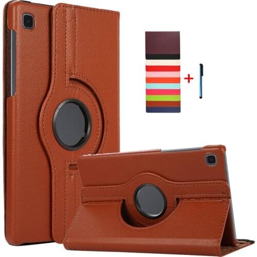 Book Cover for Samsung Galaxy Tab A7 Lite 8.7 2021 SM T220 360 Degree Rotating Flip Stand for Funda Galaxy Tab A7 Lite Case +Pen
