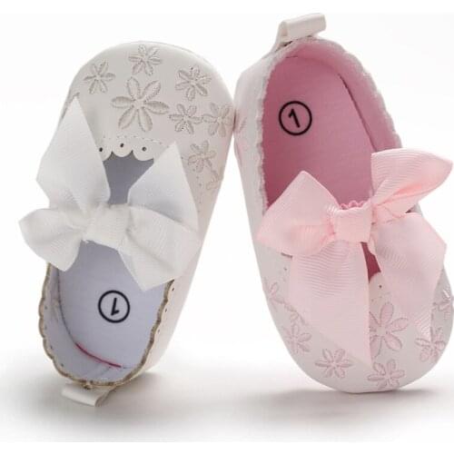 Baby Shoes Classic Sports Sneakers Newborn Baby Boys Girls First Walkers Shoes Soft Sole Anti-slip Floral Baby Shoes