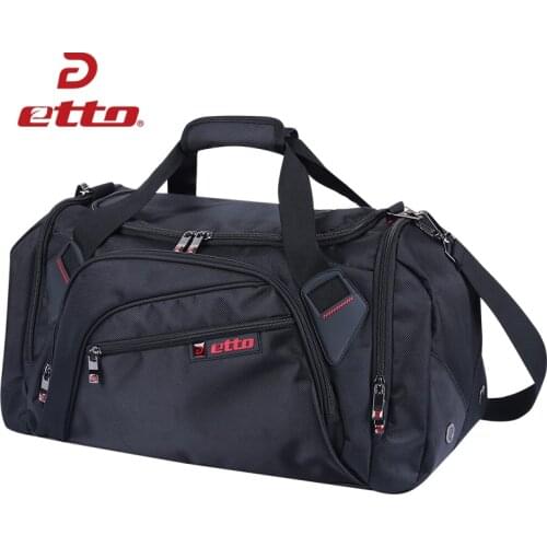 Etto Large Basketball Football Volleyball Team Training Bag Women Men Separated Shoes Compartment Sports Bag Fitness Gym HAB202