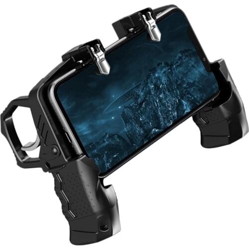 Phone Gamepad,2Pcs K21 Eats Chicken Artifacts 4 Triggers Phone Controller Gamepad Universal 4.7-6.5-Inch Mobile Phones