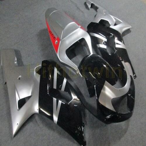 GSX-R750 motorcycle cowl for GSX-R600750 2001 2002 2003 K1 ABS plastic Fairing Injection mold silver black GSX R600