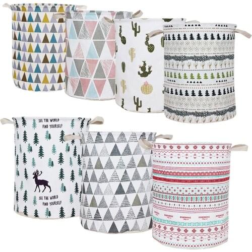 Laundry Basket Large Capacity Waterproof Dirty Clothes Storage Clothing Baskets Folding Bucket Toys Storage Bags Home Organizer