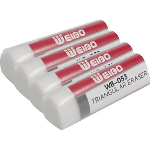 32PCS/set triangle Soft Rubber Pencil Eraser Student Sketch Painting Correction Supplies School Exam Writing Eraser Stationery